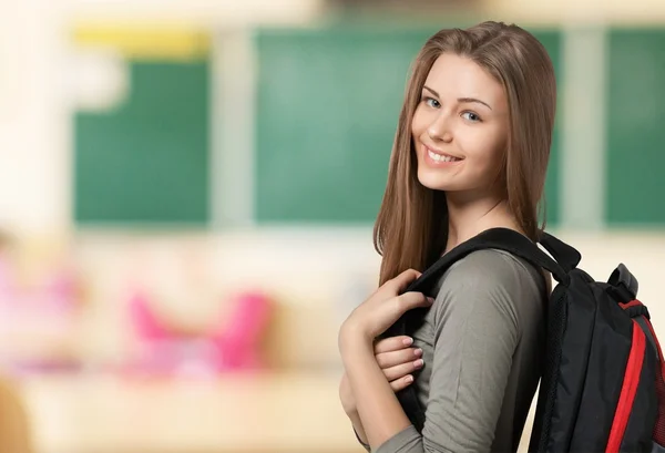 Jonge vrouwelijke student — Stockfoto