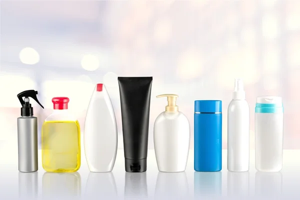 Kozmetikai konténerek elszigetelt — Stock Fotó