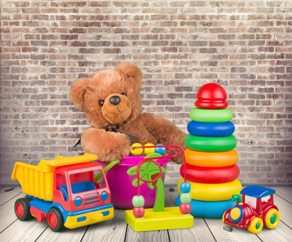 Toys collection isolated — Stock Photo, Image