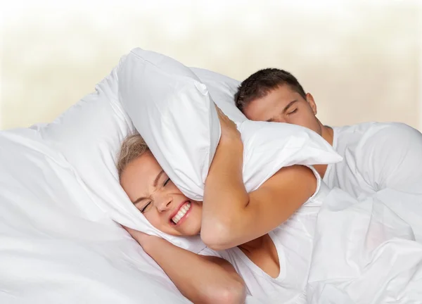 Young  couple sleeping — Stock Photo, Image