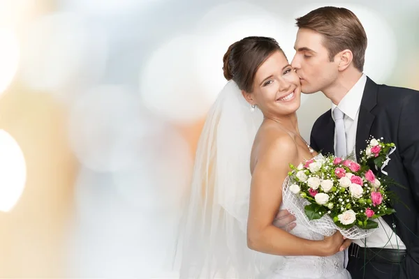 Casado jovem casal — Fotografia de Stock