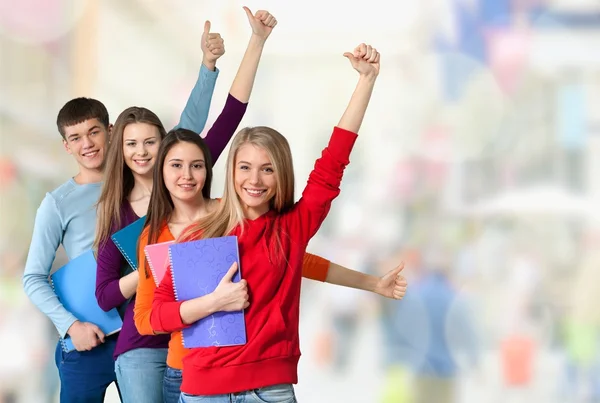 Retrato de grupo de estudantes — Fotografia de Stock