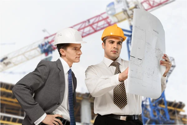 Retrato de dos hombres de negocios — Foto de Stock