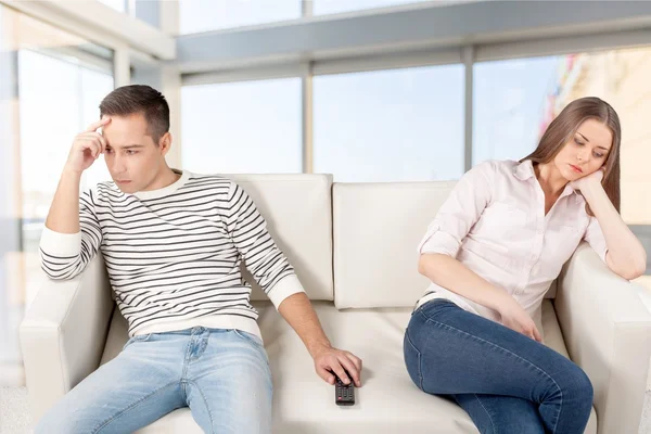 Casal jovem cansado — Fotografia de Stock