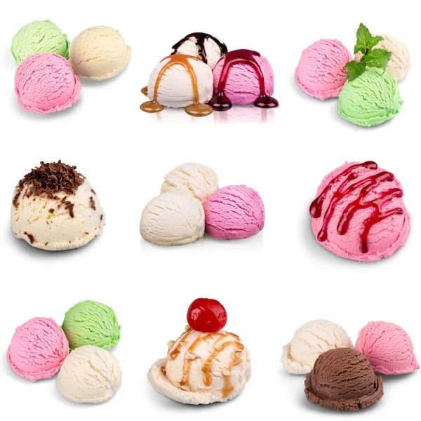 Scoop e guarnizione del gelato — Foto Stock