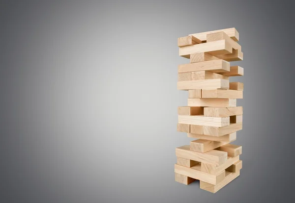 Jogo de cubos de madeira — Fotografia de Stock