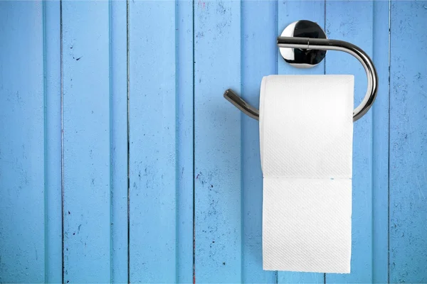 Rouleau de papier toilette blanc — Photo