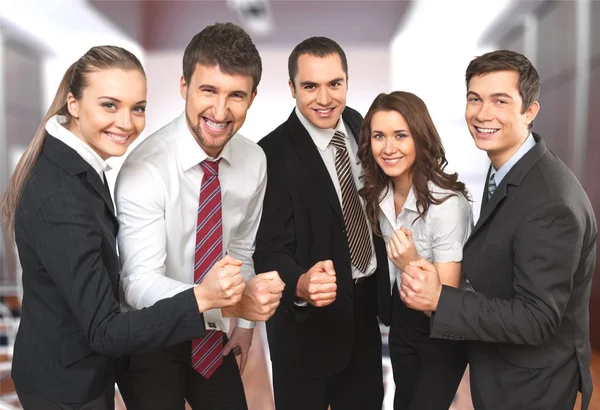 Confident Business team Stock Image