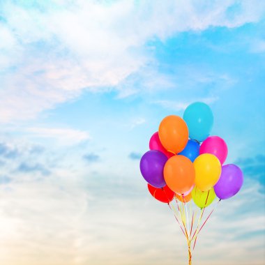  renkli balonlar demet