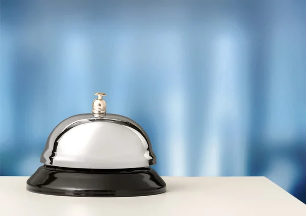 Hotel receptie service desk bell — Stockfoto