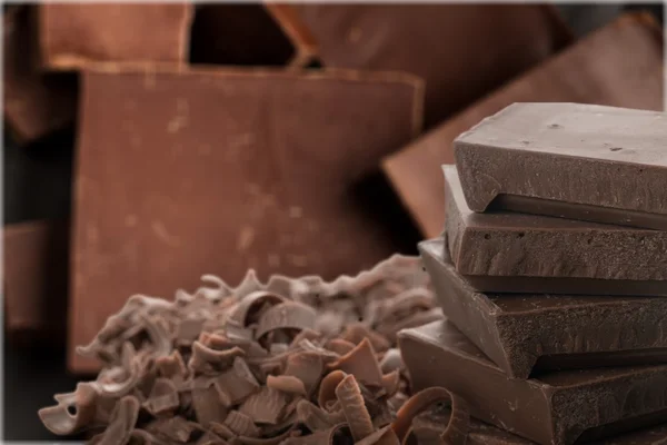 Deliciosos chocolates aislados —  Fotos de Stock
