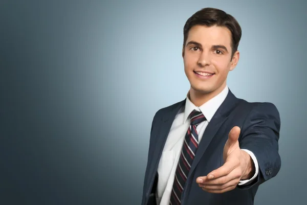 L'uomo che tende la mano — Foto Stock