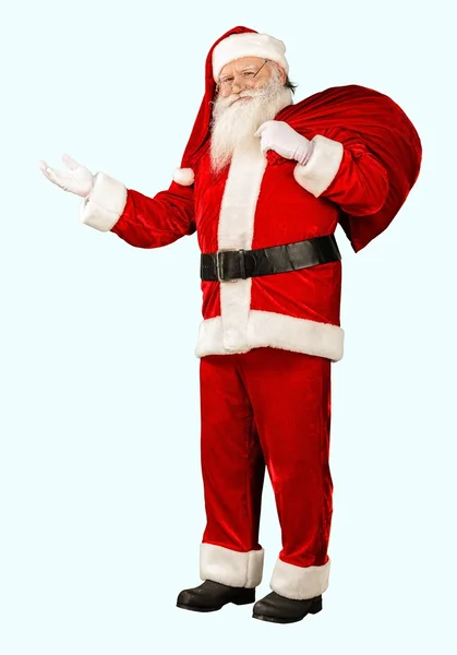 Улыбающийся Санта-Клаус — стоковое фото