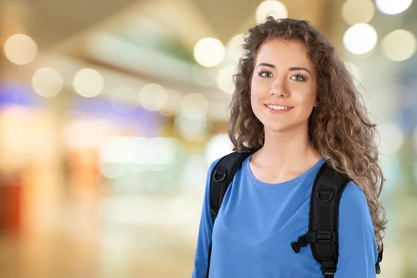 Söt ung student Tjej — Stockfoto