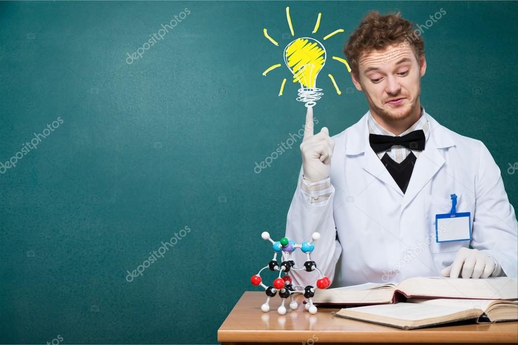 Научный фон. Молодые ученые. Молодые ученые. Халат химика. Серьезный ученый.