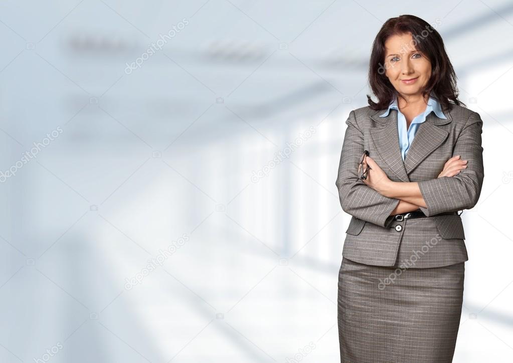 businesswoman wearing formal suit 