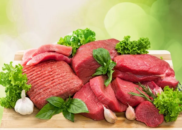 Frisches rohes Fleisch — Stockfoto