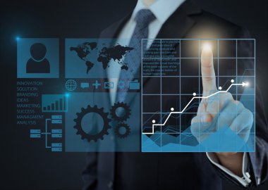 iş adamı ve iş sembolleri