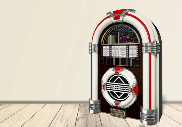 Staré hudební přehrávač jukebox — Stock fotografie