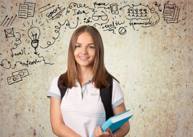 genç kız öğrenci