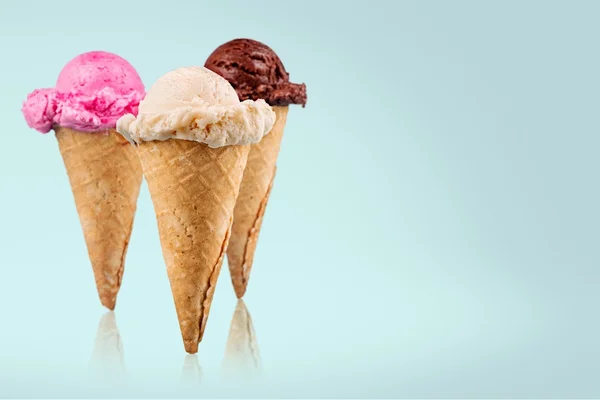 Ice cream scoops — Stock Photo, Image