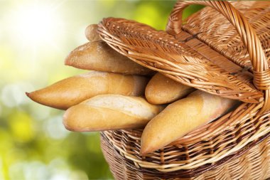 Taze ev yapımı ekmek.