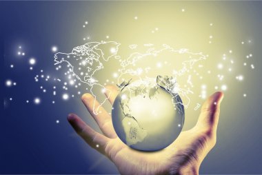 el dünya harita tutarak 