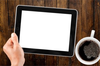 Tablet Pc tutan erkek el