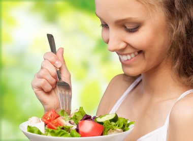 salata çekici beyaz kadın