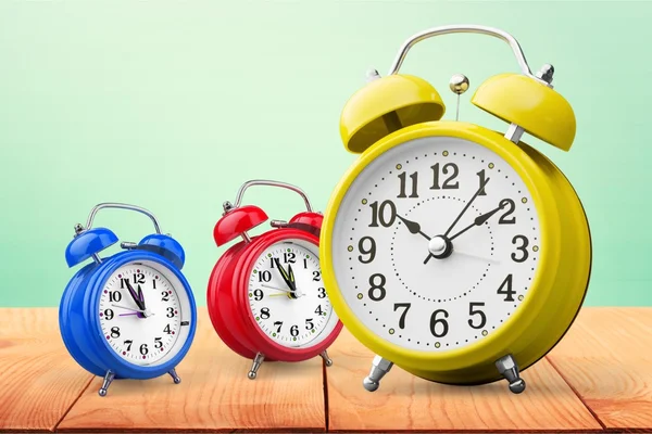 Retro alarm clocks — Stock Photo, Image