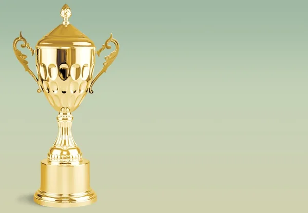 Golden trophies object — Stock Photo, Image