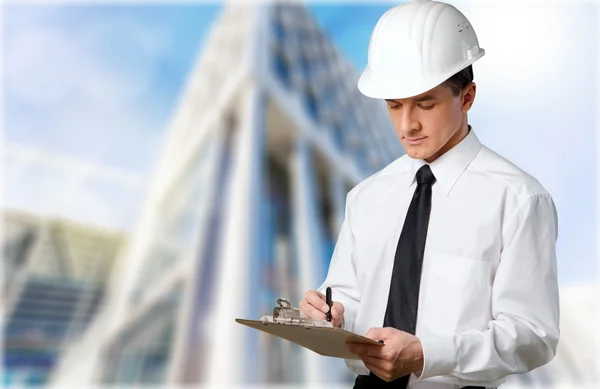 Handsome safety inspector — Stock Photo, Image