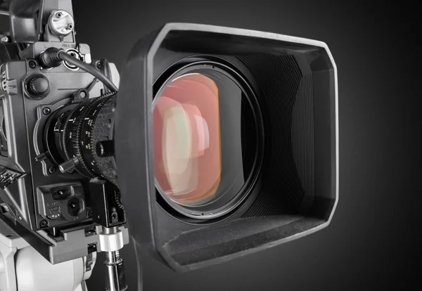 Television Camera lens — Stock Photo, Image