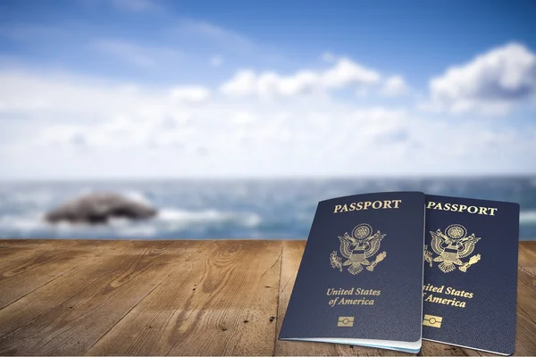 アメリカ合衆国のパスポート — ストック写真