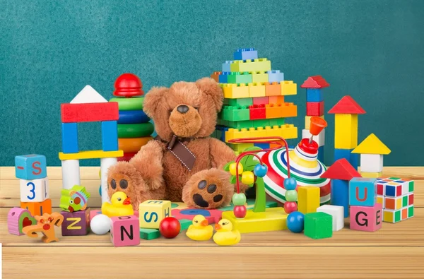 Colección de juguetes aislados — Foto de Stock