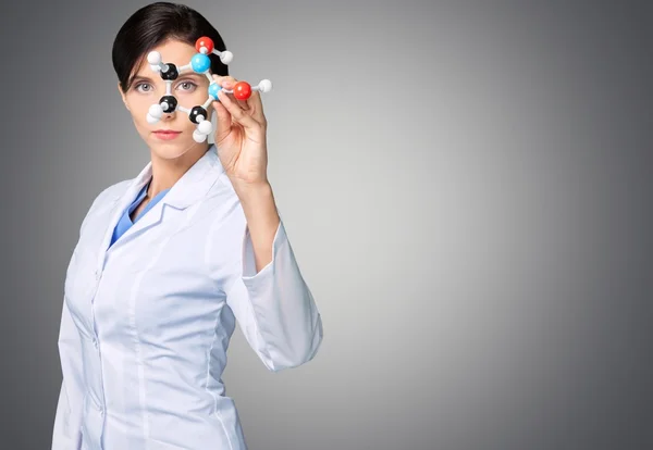 Scientist researching in laboratory — Stock Photo, Image