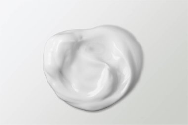 Süt, krema, beyaz sıvı kozmetik losyon birikintisi