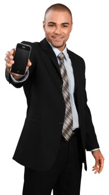 İş Adamı Cep Telefonu Veriyor - İzole Edildi