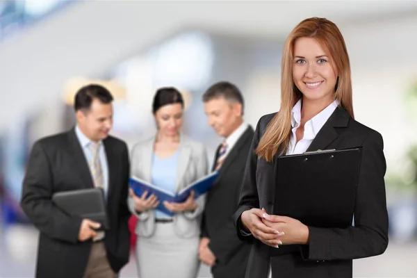 Portrait Business People Meeting — Stock Photo, Image