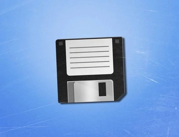 Klasszikus Fekete Fehér Setup Boot Diskette — Stock Fotó