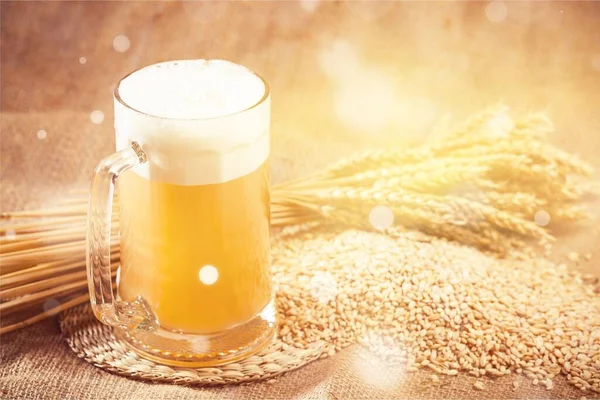 Beer Mug Isolated White Beer Mug Background — Stock Photo, Image