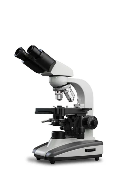 実験装置のコンセプト 古典科学顕微鏡 — ストック写真