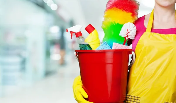 Cleaning Lady Bucket — Stock Photo, Image