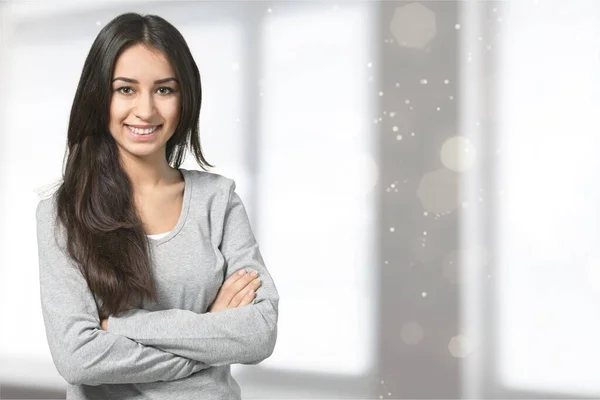 Portrait Young Happy Beautiful Innocence — Stock Photo, Image