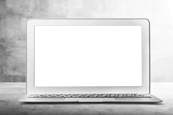 Laptop Notebook Blank Empty Screen — Stock Photo, Image