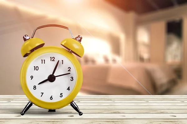 Reloj Despertador Vintage Mesa Tiempo Para Los Negocios —  Fotos de Stock