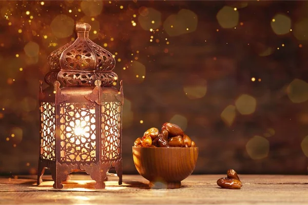 Conceito Ramadã Datas Primeiro Plano — Fotografia de Stock