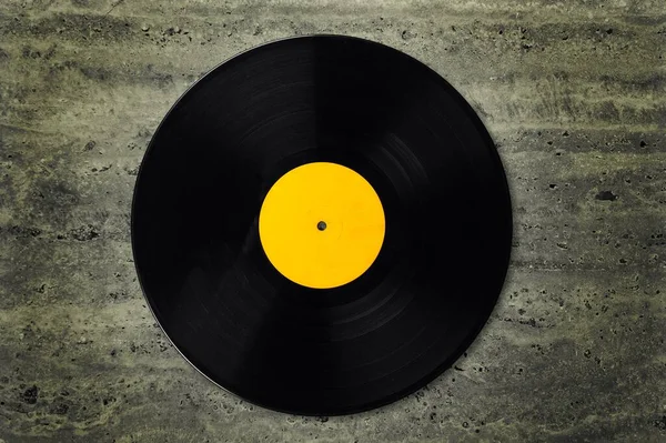 Old Vinyl Record Close View — Stock Photo, Image