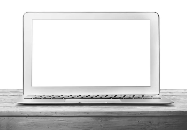 Laptop Notebook Blank Empty Screen — Stock Photo, Image