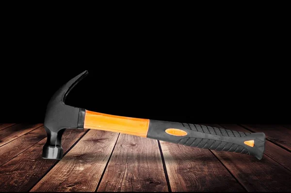 Moderner Eisenhammer Mit Griff Ist Ein Werkzeug Zum Nageln Des — Stockfoto